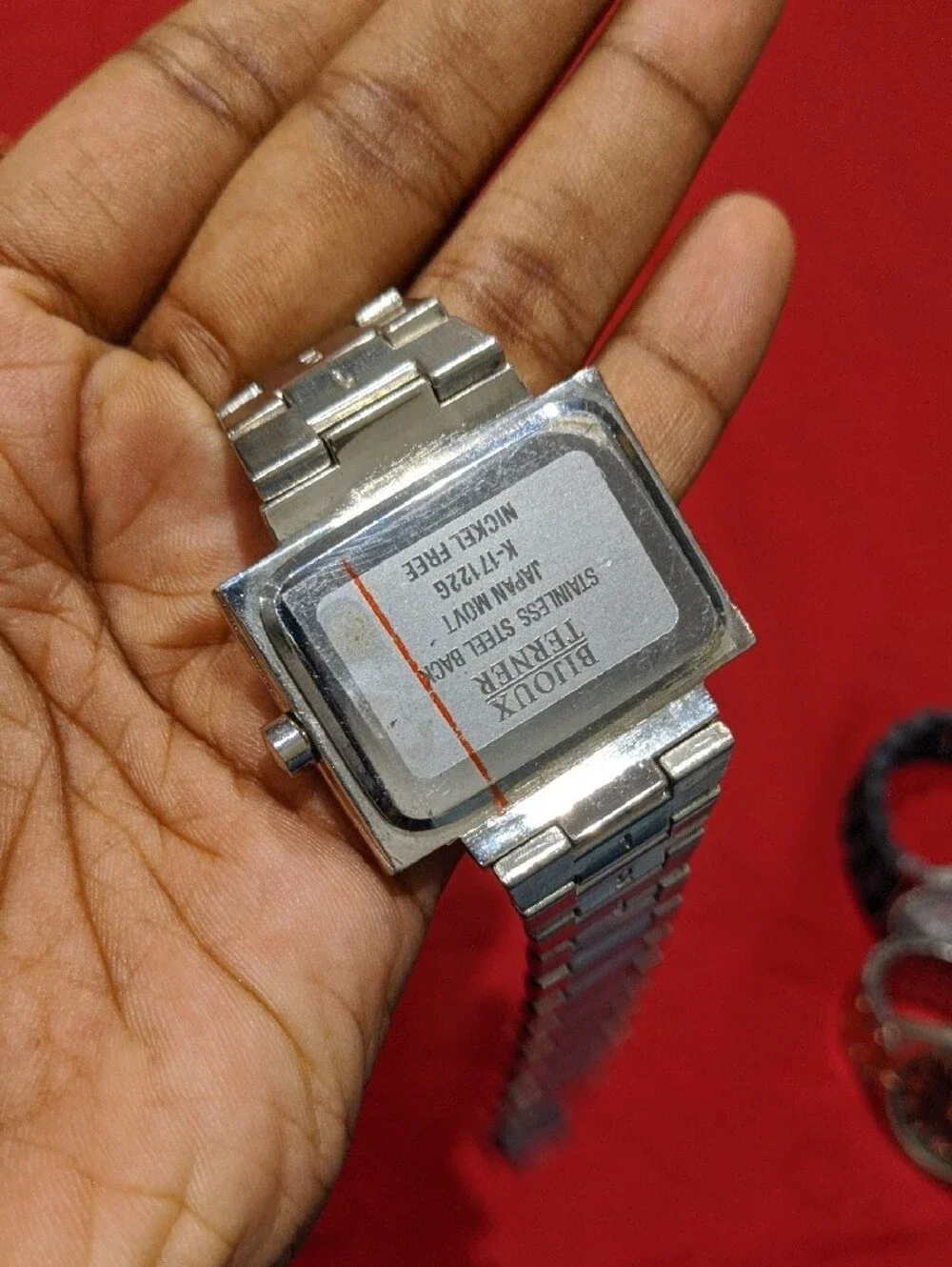 Women Bijoux Terner Silver Stainless Steel Bracelet Watch